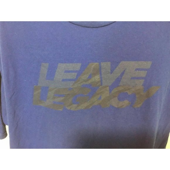 The Go To Tee Royal Blue TShirt T Shirt Sz 2X Cotton Mens Leave Legacy - Picture 2 of 4